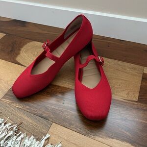 Kelly & Katie Sophi Mary Jane Flats in Red Size 11